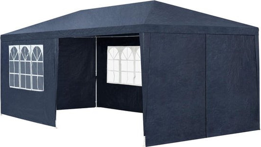 Partyzelt mit Seitenwänden - 3x6 M - Terrassenzelt Partyzelt