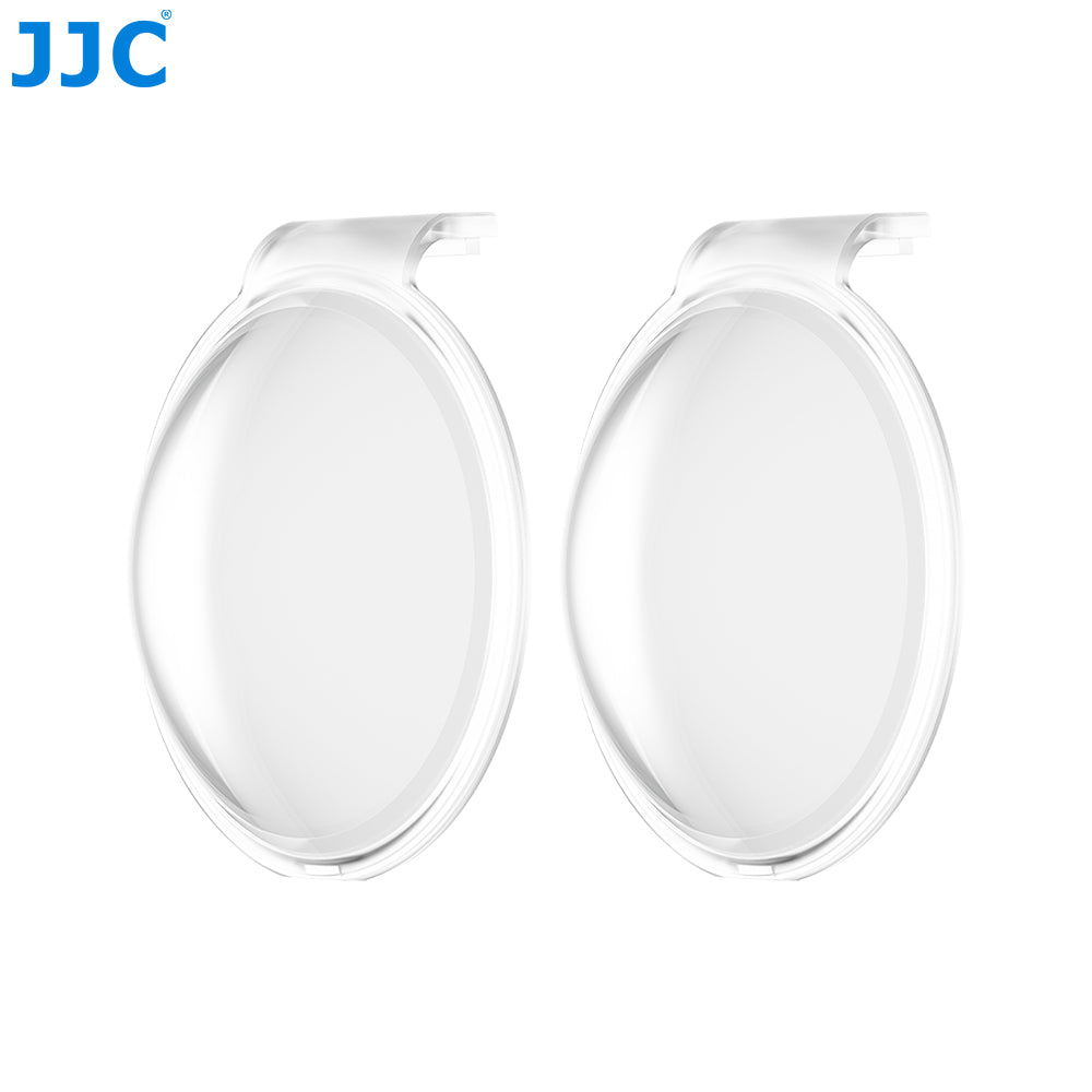 JJC Objektivschutz für DJI Osmo 360 und Osmo 360 II – 2er-Set – 95–98 % Lichtdurchlässigkeit – Antireflex und wasserabweisend – Transparent