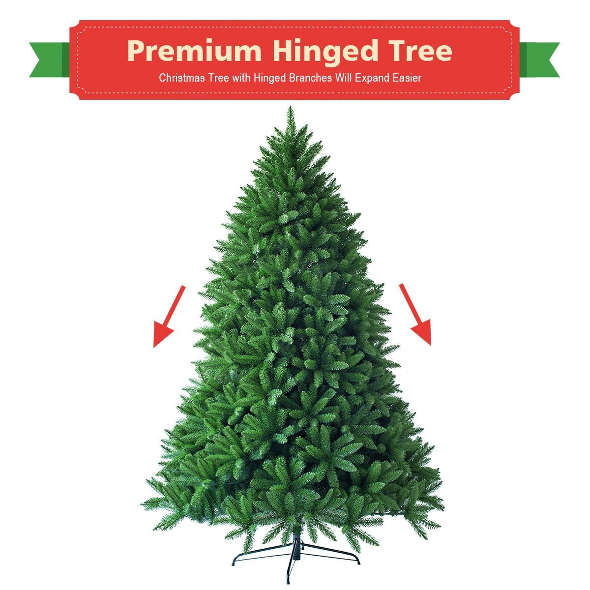 Coast 180 cm Künstlicher Weihnachtsbaum Weihnachtsbaum PVC Nadeln Kunst Baum Grün