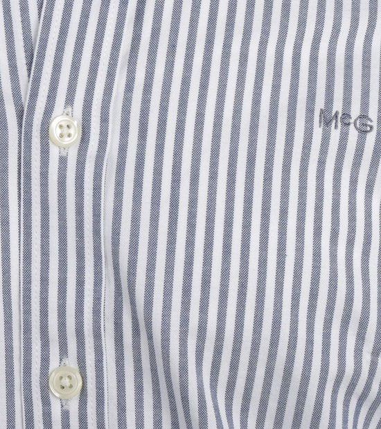 McGregor Hemd Oxford Streifen Blau - Größe XL - Männer - Hemden Casual