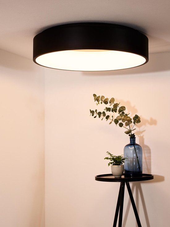 Lucide TALOWE LED - Deckenleuchte (Deckenlampe) - Ø 60 cm - LED Dimmbar - 1x42W 3000K - Schwarz