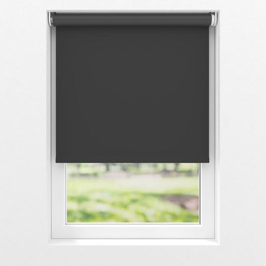 VONROC SMART BLINDS - Elektrisches Rollo - Verlängerung - 150 x 190 - Schwarz - Ohne Fernbedienung und Ladekabel