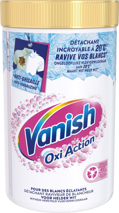 Vanish Oxi Action Whitening Booster - Fleckenentferner - Weiße Wäsche - 1.41kg