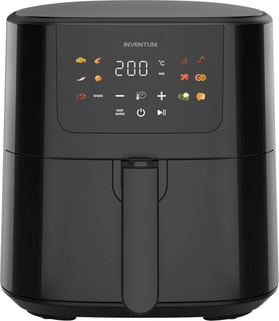 Inventum GF501HLDB - Airfryer - Heißluftfritteuse - 5 Liter - 70 bis 200 Grad - 1500 Watt - Schwarz - Best Buy Juni 2025