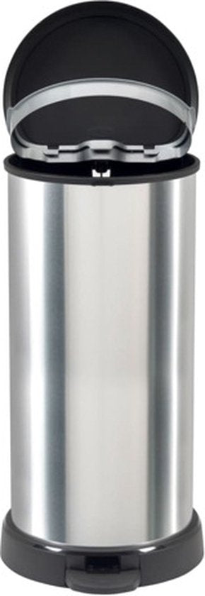 Curver Decobin – Abfallbehälter – 40 Liter – Silber Metallic