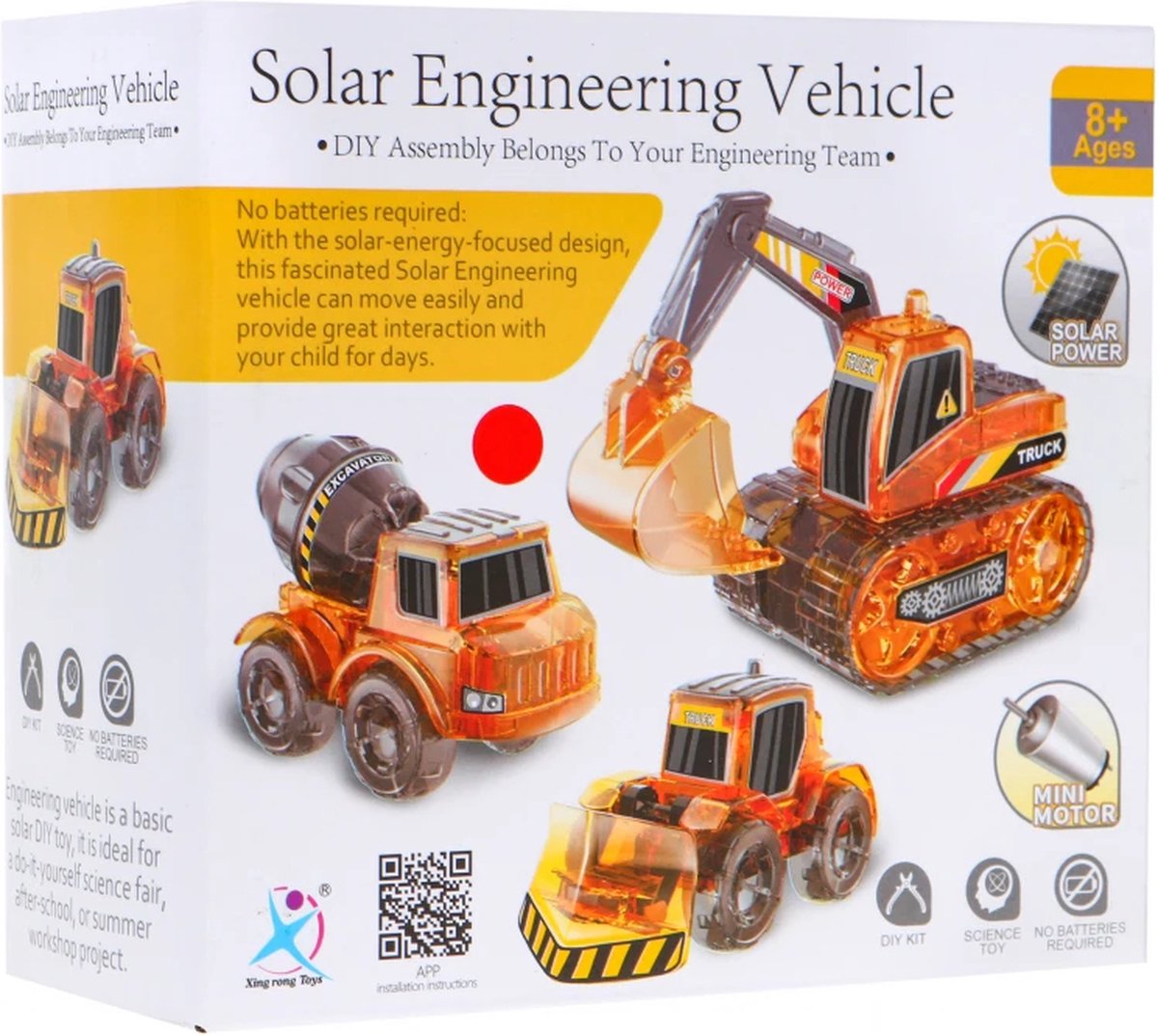Bauwagen DIY - Solarenergie - Smart Educational Construction Kit für Kinder | Wissenschaft & Technik Spielzeug