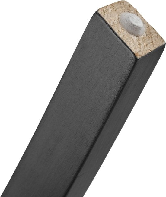 tectake - Esszimmerstühle - 2 Stück - Wildleder-Look braun - 401596