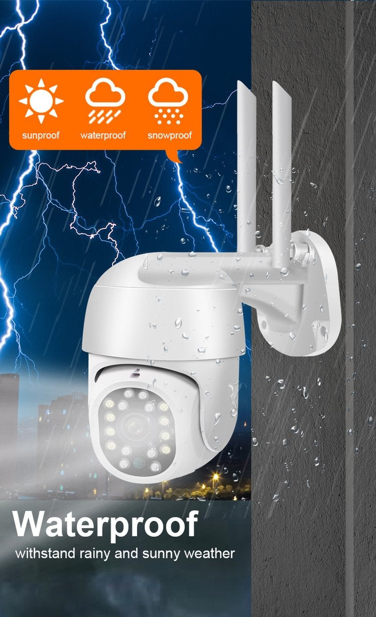 Fuegobird Y17 Smart Waterproof IP66 IP Kamera - Outdoor - dreh- und schwenkbar - unterstützt 2.4G/5G WIFI - 3MP - PTZ IP Kamera
