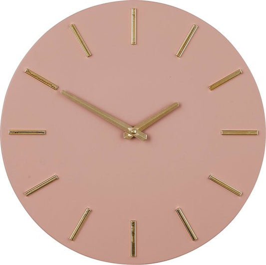 Mica Decorations Brixen Wanduhr - Ø36 cm - Rosa