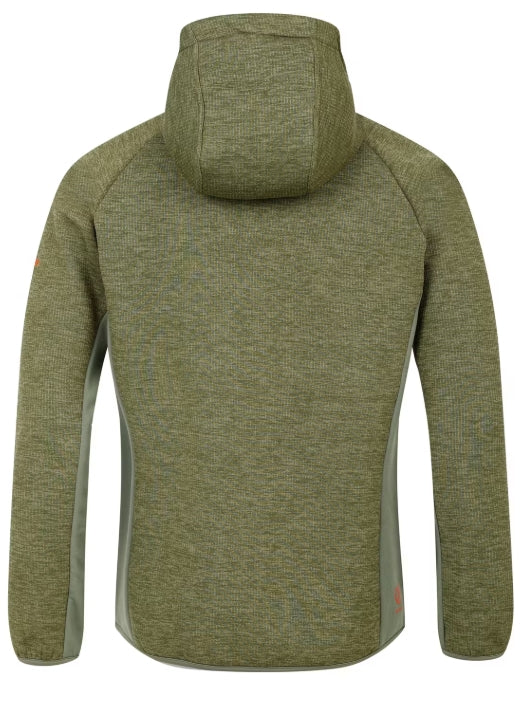 Dare2B Strickfleece-Hoodie für Männer - Khaki Grün - Größe L