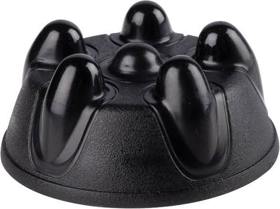 alpina Massage Set - Drei Aufsätze - Kühlfunktion - Mit Handgelenkriemen - 2 AAA-Batterien