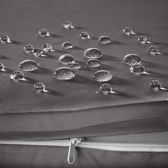 tectake - Bistro-Geflecht, platzsparend zusammenklappbar, Gartenmöbel-Set mit 2 Stühlen und Tisch, Gartenmöbel, Sitzgruppe für Garten, Wintergarten, Balkon, Terrasse - schwarz