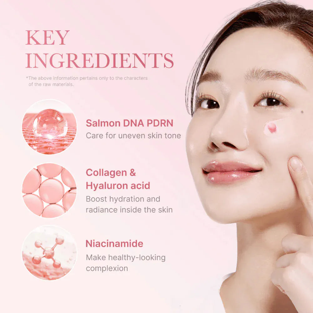 Medicube PDRN Pink Collagen Capsule Cream 55 g – Gesichtscreme mit PDRN, Kollagen, Niacinamid und Hyaluronsäure – feuchtigkeitsspendend und straffend