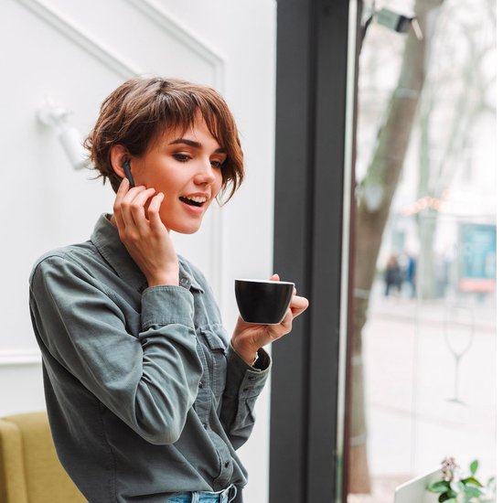 Celly Buz kabellose Ohrhörer – In-Ear-Kopfhörer – Bluetooth – Schwarz