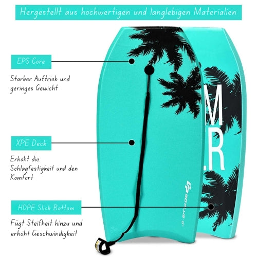 Coast Bodyboard - 94 x 47 x 5,5 cm - grün
