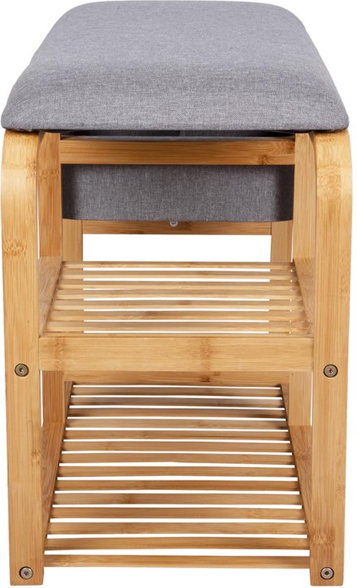 Leitmotiv Bank Dure - Braun - 69,5x30x45 cm - Modern, Skandinavisch