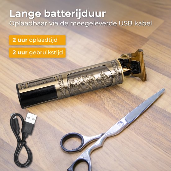 Nuvance - Trimmer Men - LED Display - Inklusive Aufsätze - Barttrimmer und Trimmer Men - Usb C Wiederaufladbar - Clipper