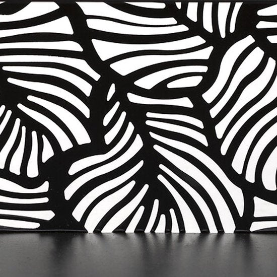 Atmosphera Wandregal/Bücherregal Mirna – schwarz – Metall/Holz – 3 Einlegeböden – 39 x 10 x 36 cm