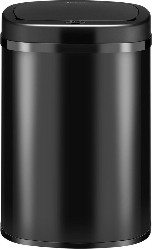 Automatischer Abfallsammler / Abfallsammler / Sensorabfallsammler - 50 Liter - Schwarz - Rechteckig