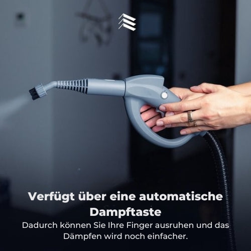 Techweise TS1 Dampfreiniger - 100+ Oberflächen - 45 Minuten - 3,6 bar - grau