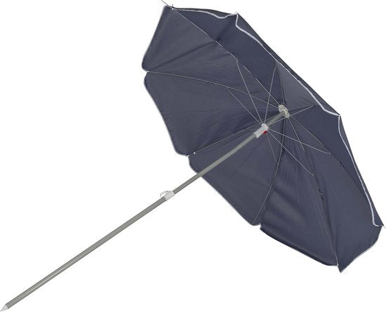 Bo-Camp – Sonnenschirm – Mit Schwenkarm – Ø 165 cm – Blau