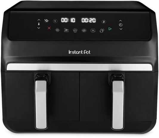 Instant Pot Vortex Dual Drawer 8L Airfryer – Doppel-Airfryer mit 2 x 4-Liter-Schubladen – SyncCook™ & SyncFinish™ – ClearCook – 8-in-1 – Bis zu 205 °C – Spülmaschinenfest