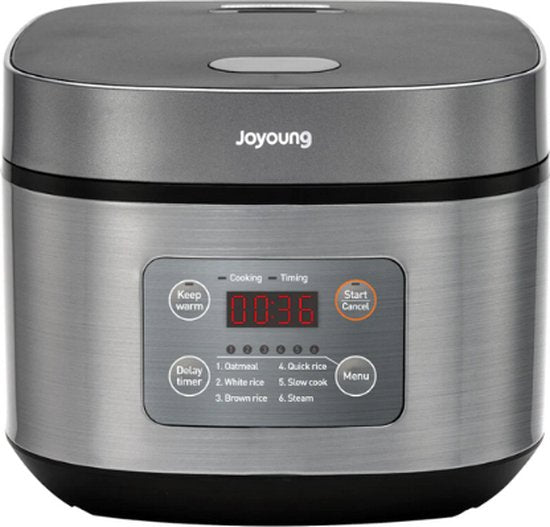 Joyoung – Multifunktionaler Reiskocher/Dampfgarer 4 l – Intelligente automatische Küchengeräte – Herd – Elektrisches Kochen – Haushaltsgeräte – Edelstahl