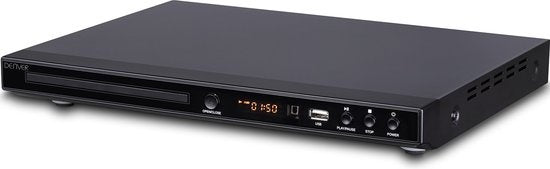 Denver DVD-Player mit HDMI - Unterstützt FULL HD - CD-Player - Dolby Digital Decoder - USB / Scart - DVH1245- Schwarz