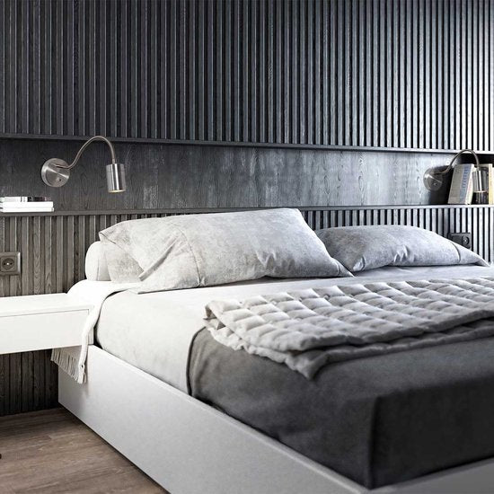 Mexlite Wandleuchte Upround - Stahl - Metall - 3390ST