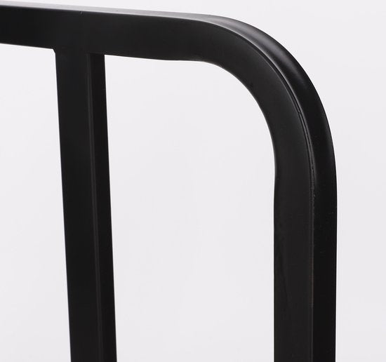 Mica Decorations Celo Lounge Bank Eckelement - L83 x B83 x H78 cm - Metall - Schwarz