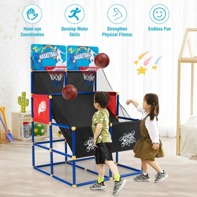 Coast Basketball-Set für Kinder - Arcade - 2 Spieler - 90 x 90 x 140 cm