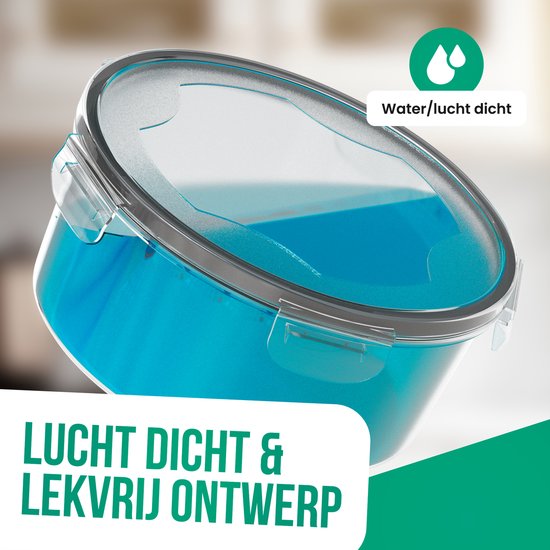 Avalo Food Storage Containers - Meal Prep Containers - Kunststoff Gefrierschrank-Container - mit Deckel - 30 Stück Set - BPA frei Mikrowelle Container