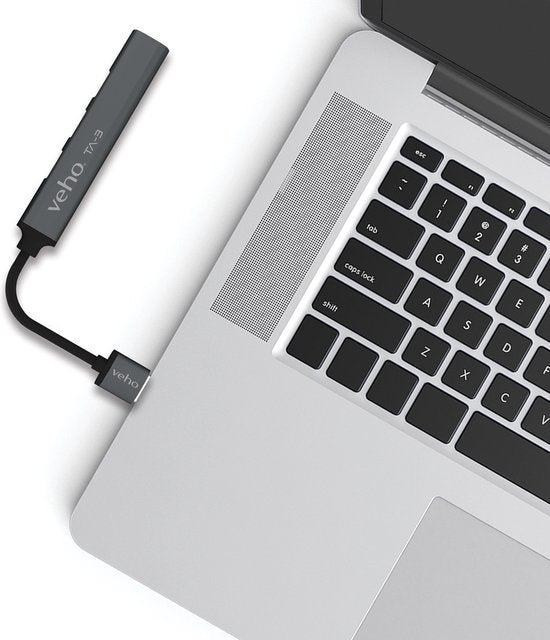 4-Port USB-A Mini-Hub | Veho TA-3