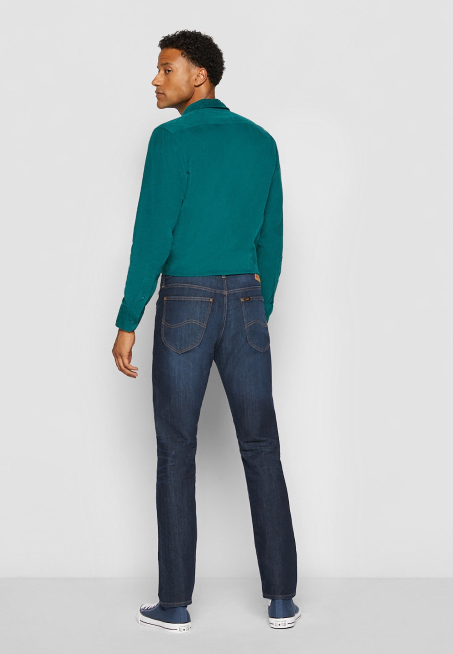 Lee Daren Zip Fly Regular Straight Jeans - Dunkelblau - Größe 34/34