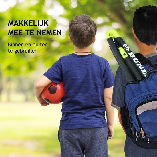 Dunlop Fußballtor 90 x 59 x 61cm faltbar Schwarz/Gelb