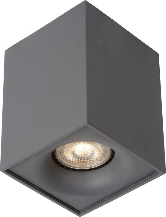 Lucide BENTOO-LED – Deckenstrahler (Deckenleuchte) – dimmbare LED – GU10 – 1×5 W, 3000 K – Grau