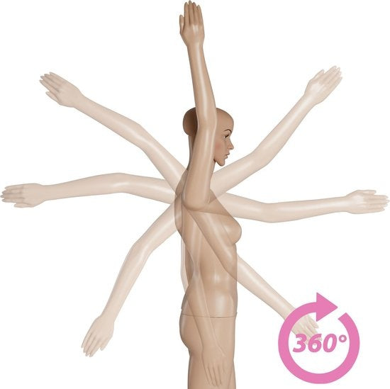 tectake - Schaufensterpuppe Schaufensterpuppe Modell "Damen" - zerlegbar - 402663