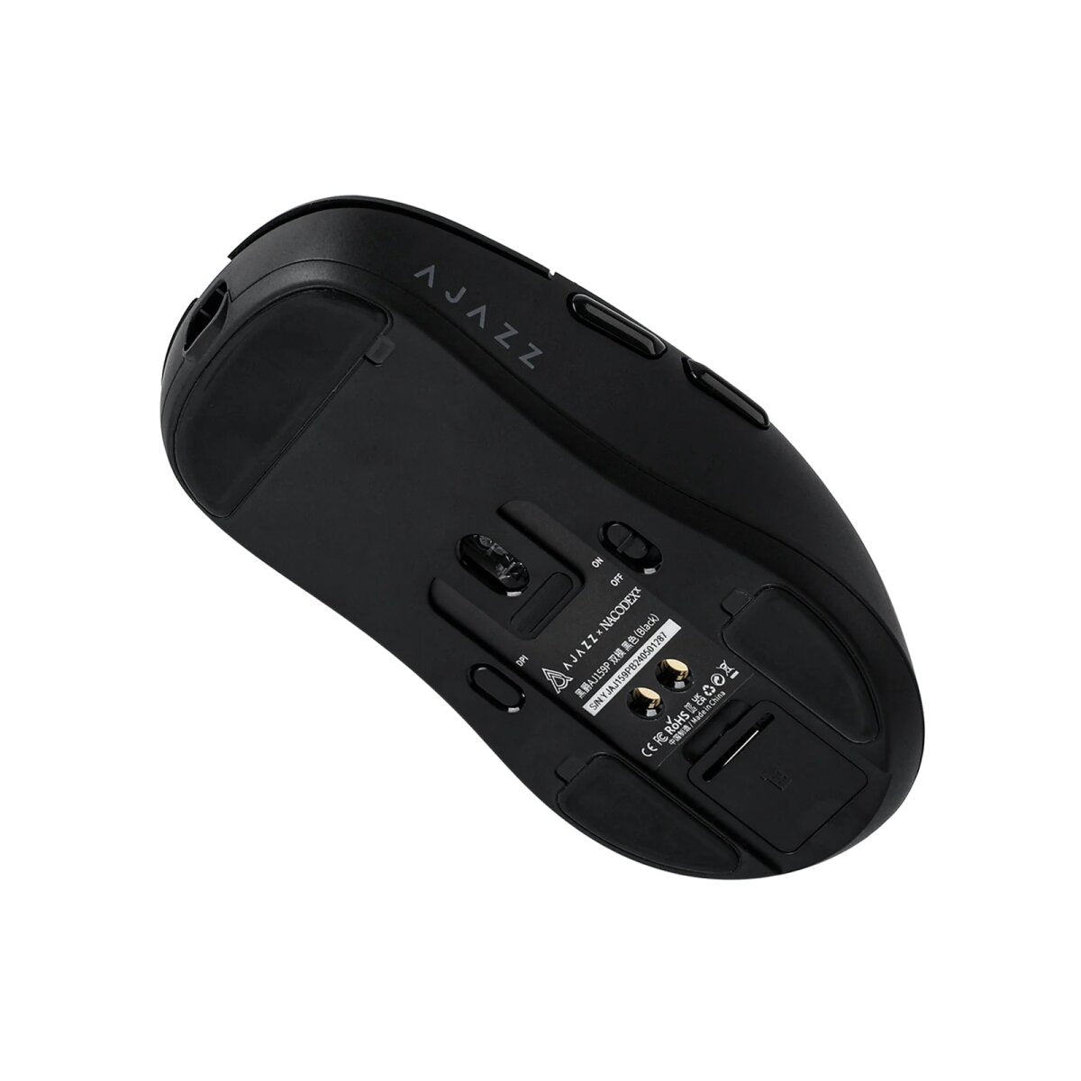 AJAZZ APEX Gaming Mouse - Ultraleicht 56 g - 42.000 DPI - 8K Hz Polling - 12,5 × 6,5 × 3,9 cm - Schwarz
