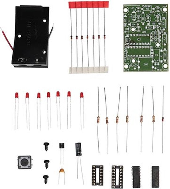 Whadda-Löt-Set, elektronischer Würfel, Roll-Effekt