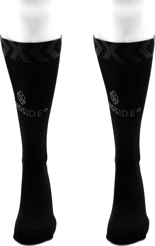 Sandside Compression Socks Premium Daily Use - 2 Paar - Stützsocken Damen und Herren - Kompressionssocken - Laufsocken - Sportsocken - Größe 36-40 S/M