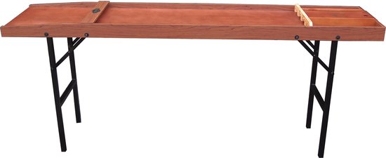 Buffalo Shuffleboard „Allure“ mit klappbaren Beinen – 200 cm – inkl. 30 Scheiben und Aufbewahrungsdeckel