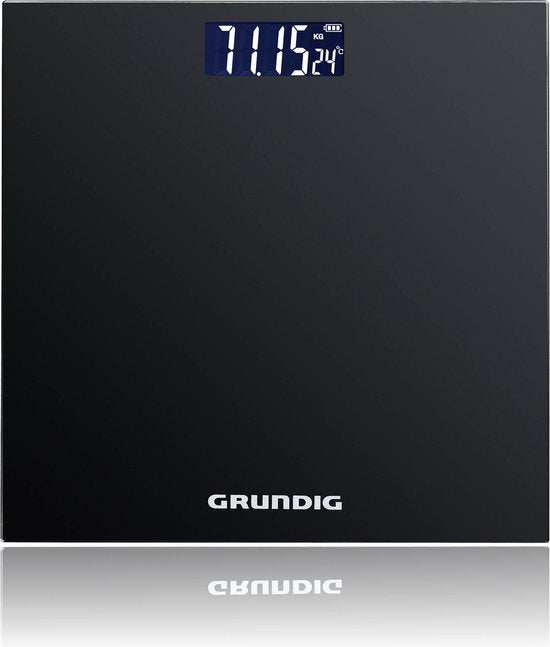 Grundig Waage - Digitale Körperwaage - 2 bis 180 Kg - Schwarz
