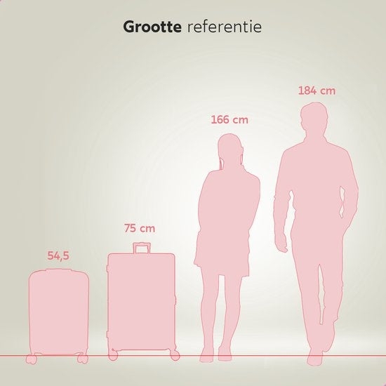 ONYX® - 2-teiliges Kofferset - Handgepäck mit Fronttasche und Check-in-Koffer - 35L/100 L - TSA-Schloss - Leichter Trolley - Aluminiumverschluss - Beige