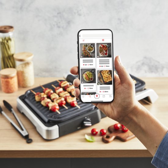 Tefal OptiGrill 4in1 GC774D – Intelligenter Kontaktgrill – Inklusive Bratpfanne – 9 Automatikprogramme – Garstandsanzeige – 2100 W