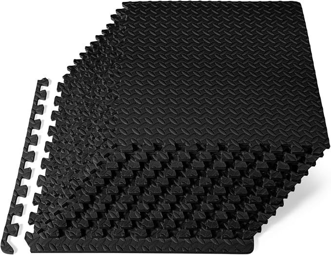 EVA-Fitness-Bodenmatte 4,5 m² – 12 Puzzle-Fliesen – rutschfest & schalldämpfend