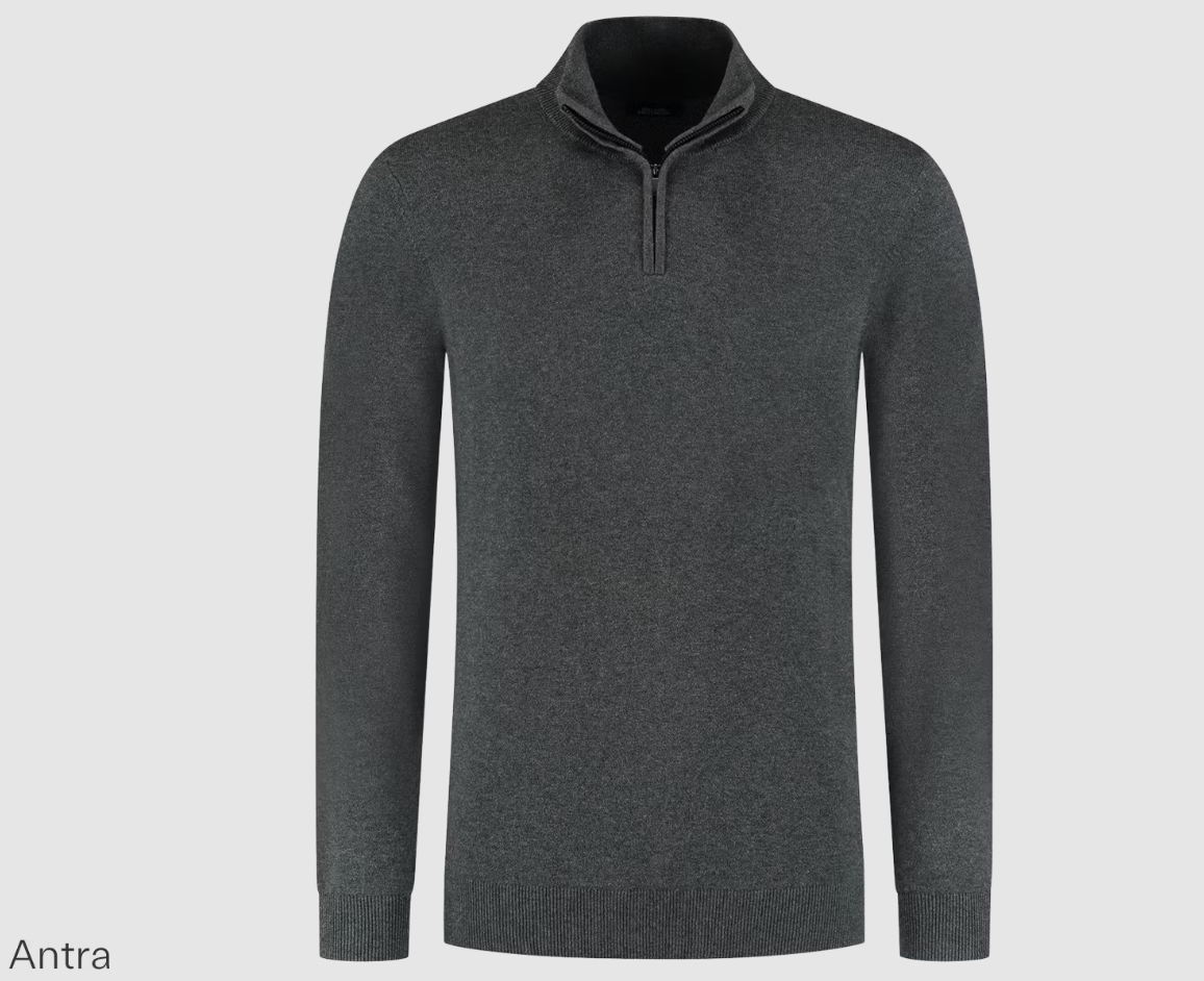 Boston Brothers Half Zip Pullover | Herren - Größe L - Antra