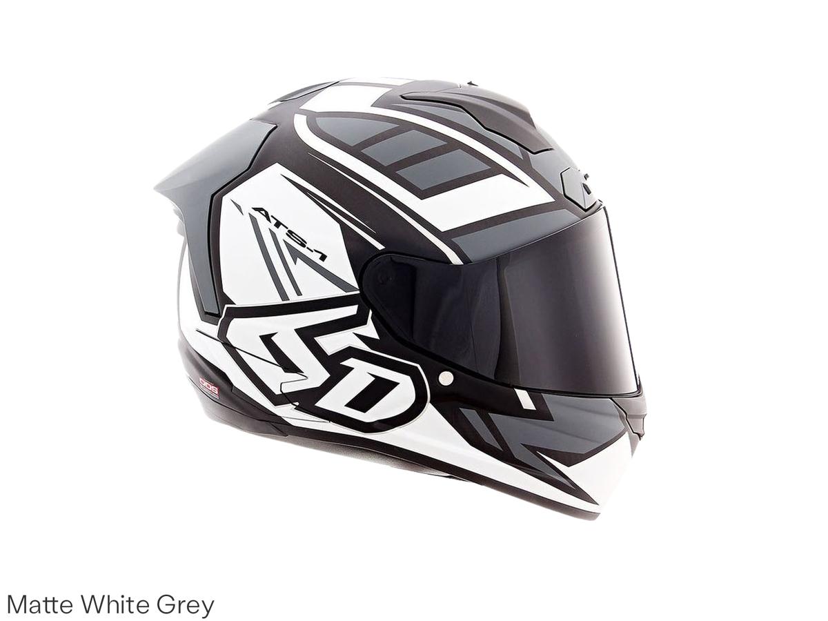 6D Helmet ATS-1R Rogue Motorradhelm – Mattrot-Grau – Größe S