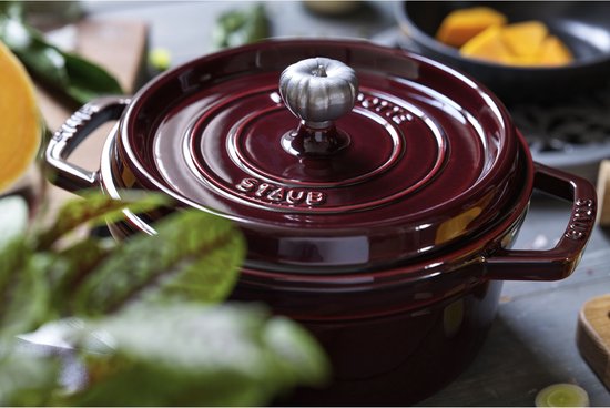 Staub-Bratpfanne – rund – 24 cm – Grenadine