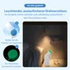 Safe Life Urinal für Männer - mit fluoreszierender Schraubkappe und ergonomischem Griff und breiter Öffnung - für zu Hause und unterwegs - transparenter und weißer Kunststoff - ein Liter
