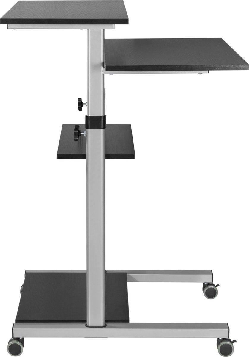 Schreibtisch Sitz-Steh-Laptop-Tisch Arbeitsplatz - Rednerpult - mobil beweglich